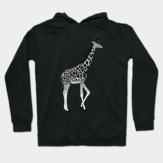 Giraffe Hoodie by lorendowding